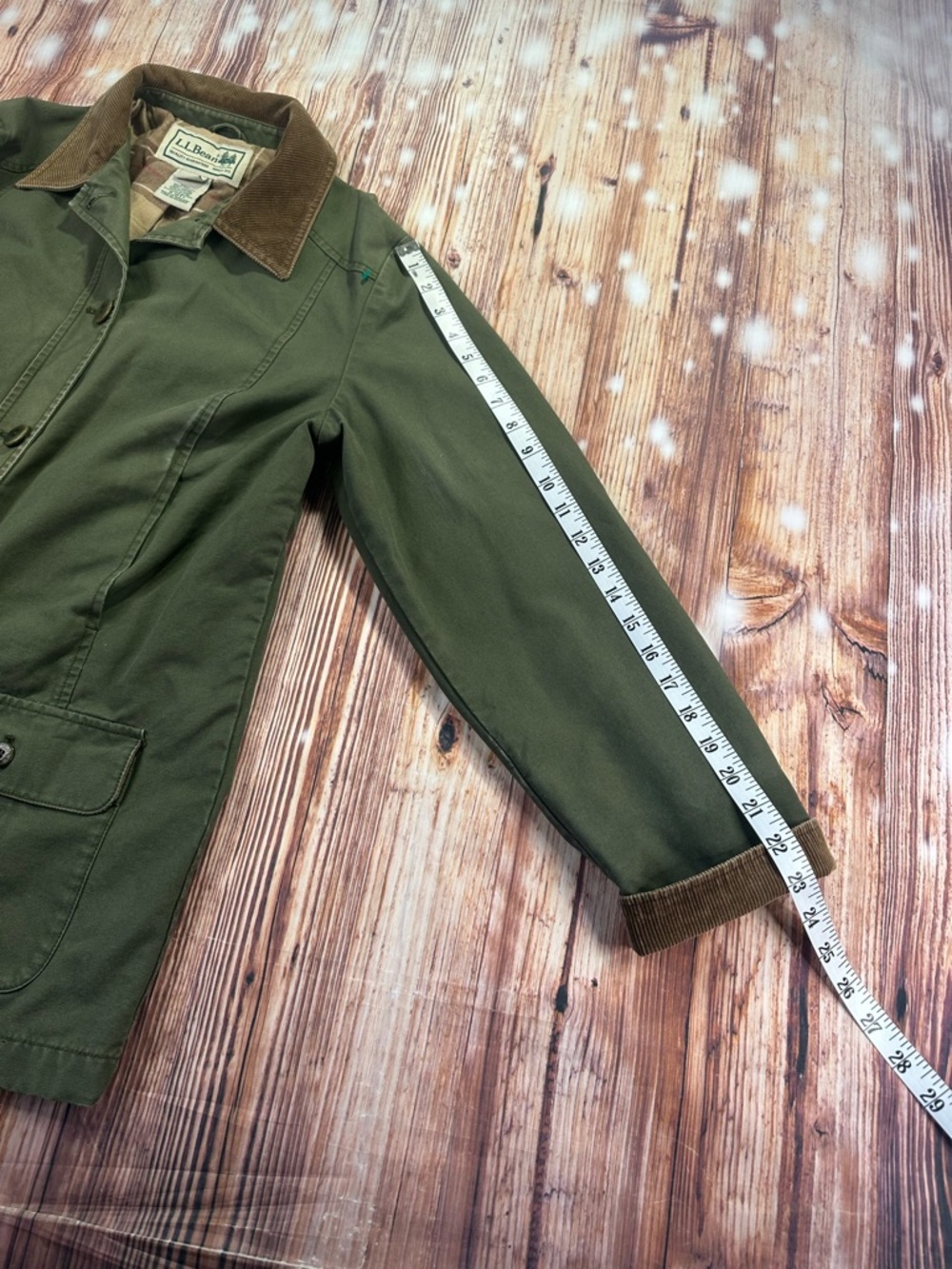 Vintage LL Bean Adirondack Barn Women’s Jacket  (Flannel-Lined) Size Small - Picture 12 of 16